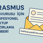 Erasmus Başvurusu İçin Profesyonel Mektup Hazırlama Rehberi