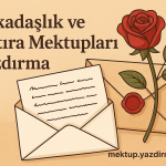 Arkadaşlık ve Hatıra Mektupları Yazdırma