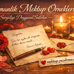 Romantik Mektup Örnekleri | Sevgiliye Duygusal Satırlar