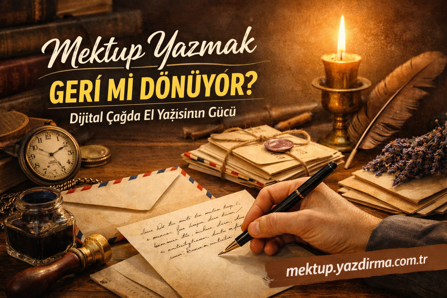 Read more about the article Mektup Yazmak Geri mi Dönüyor? Dijital Çağda El Yazısının Gücü
