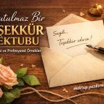 Unutulmaz Bir Teşekkür Mektubu Nasıl Yazılır? Duygusal ve Profesyonel Örnekler