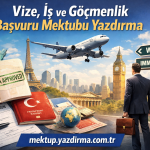 Vize, İş ve Göçmenlik Başvuru Mektubu Yazdırma | Etkileyici ve İkna Edici Metinler