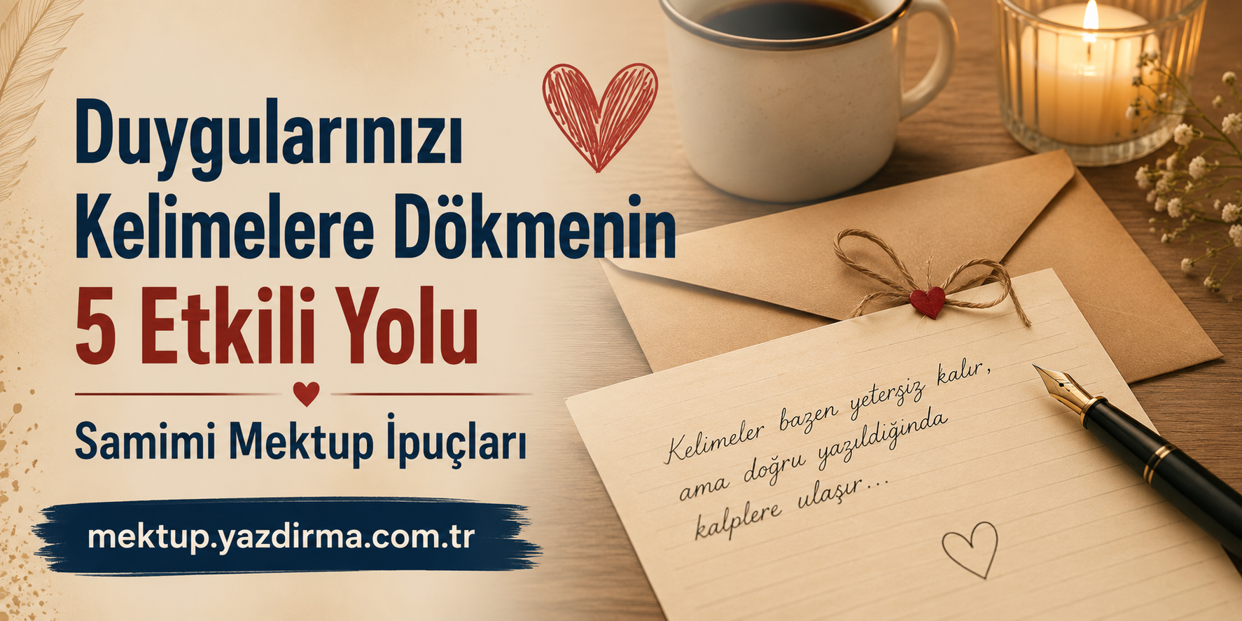 Read more about the article Duygularınızı Kelimelere Dökmenin 5 Etkili Yolu | Samimi Mektup İpuçları
